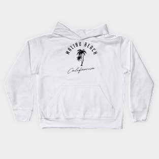 Classic Malibu beach california Kids Hoodie